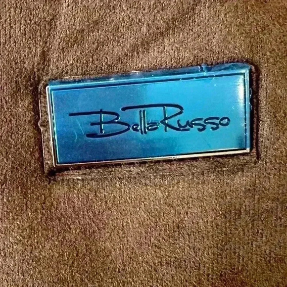 NWOT Bella Russo Faux Suede Slouch Bag 16x12x3.5 - Picture 4 of 9